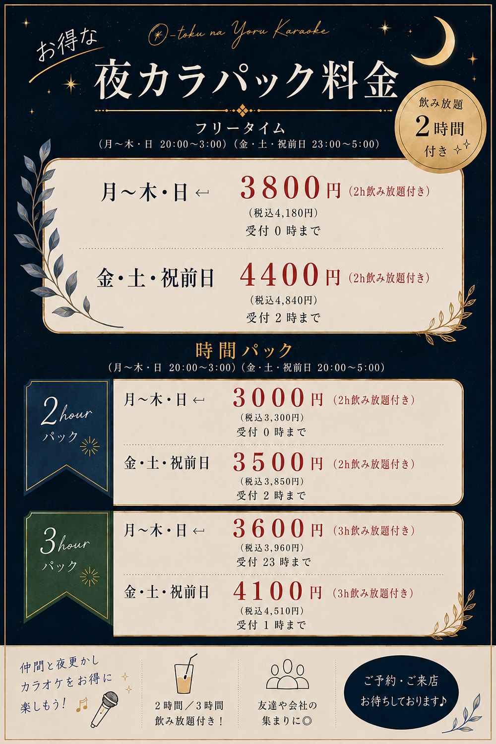 ロックスパーティーコース